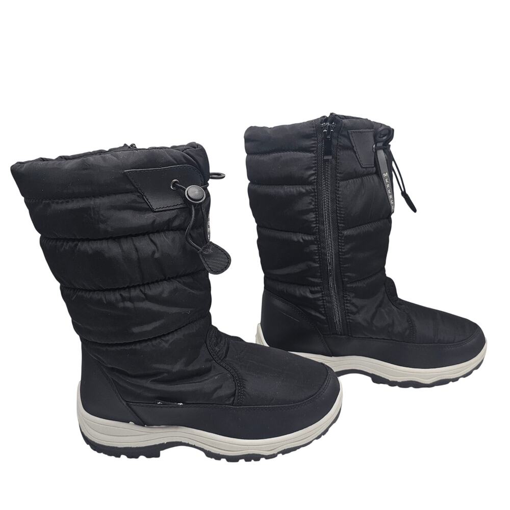 Merence Rosema II Women's Mid-Calf Snow Boots Black Waterproof Size 8.5 EU 39
